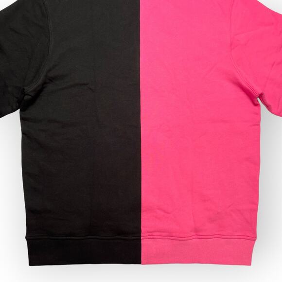Teddy Fresh Frenemies Limited Edition Hoodie SIZE L Black Pink Split Colorblock - Picture 7 of 15